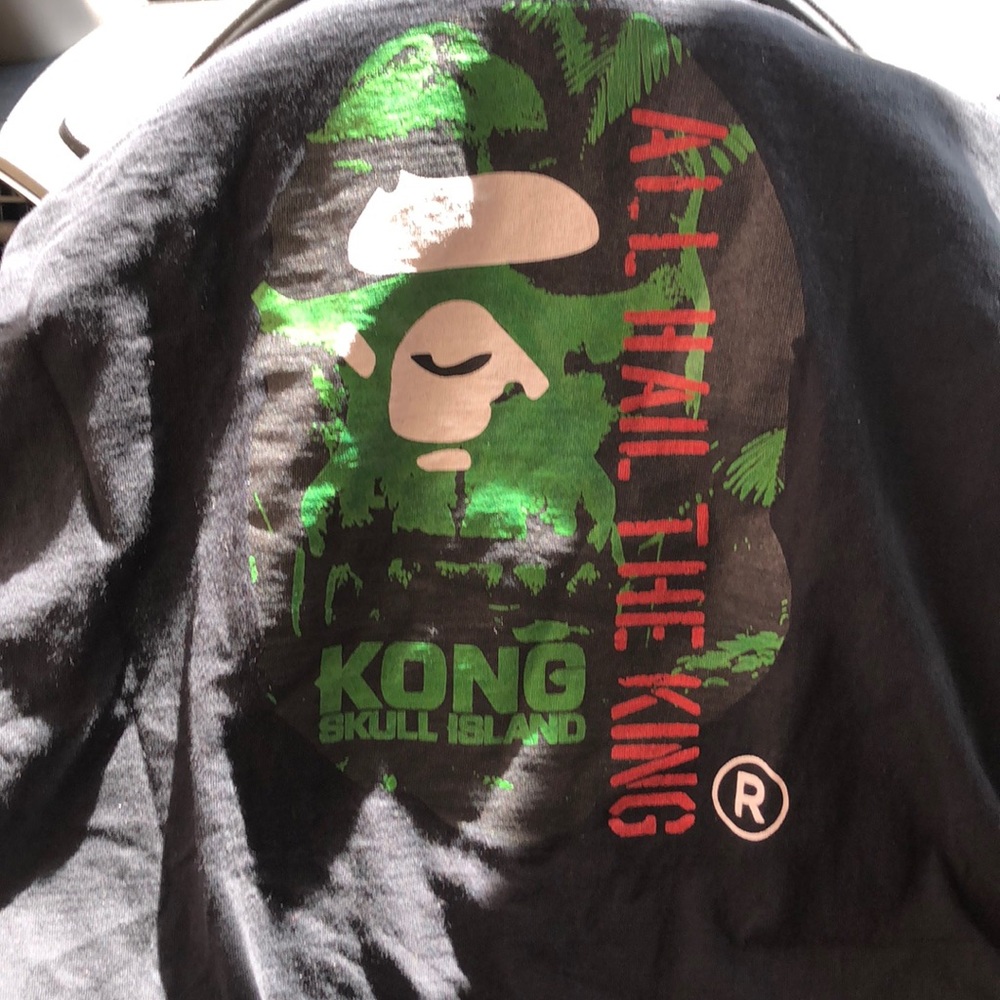 Bape Kong skull island tee